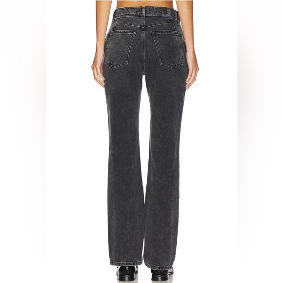 Free People We The Free Xena Slim Straight Jeans in Dark Night - Picture 4 of 14